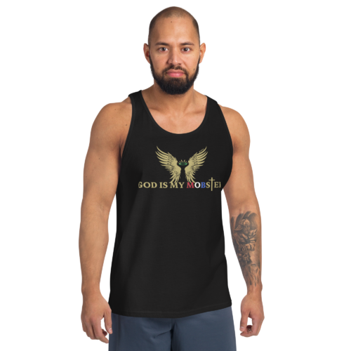 God Is My Mobster USA – Bella + Canvas 3480 | Men’s Staple Tank Top