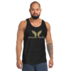 God Is My Mobster USA – Bella + Canvas 3480 | Men’s Staple Tank Top - Image 4
