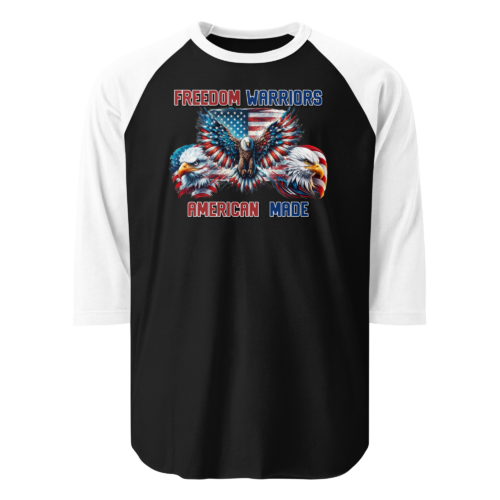 Freedom Warriors - Tultex 245 | Unisex 3/4 Sleeve Raglan Shirt