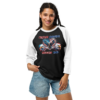 Freedom Warriors - Tultex 245 | Unisex 3/4 Sleeve Raglan Shirt - Image 2