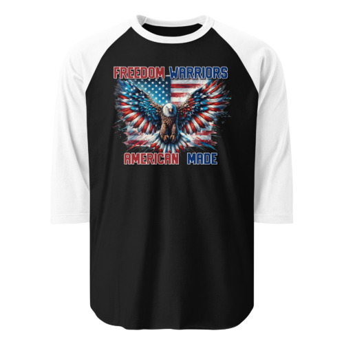 Freedom Warriors - Tultex 245 | Unisex 3/4 Sleeve Raglan Shirt