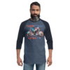 Freedom Warriors - Tultex 245 | Unisex 3/4 Sleeve Raglan Shirt - Image 3