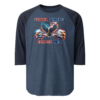 Freedom Warriors - Tultex 245 | Unisex 3/4 Sleeve Raglan Shirt - Image 7