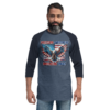 Freedom Warriors - Tultex 245 | Unisex 3/4 Sleeve Raglan Shirt - Image 5