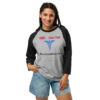 Big Harma - Tultex 245 | Unisex 3/4 Sleeve Raglan Shirt - Image 2