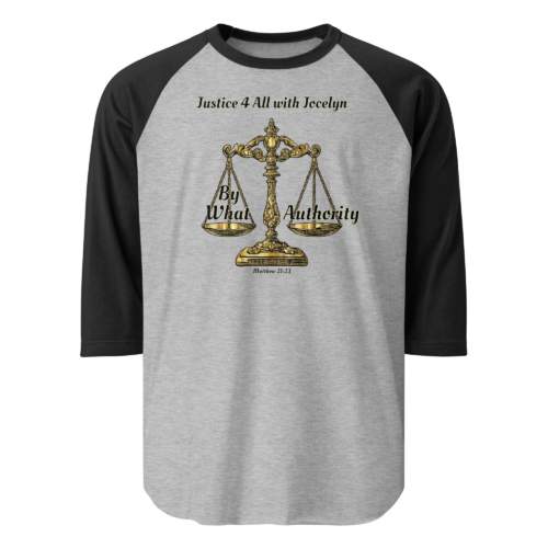 By What Authority – Tultex 245 | Unisex 3/4 Sleeve Raglan Shirt