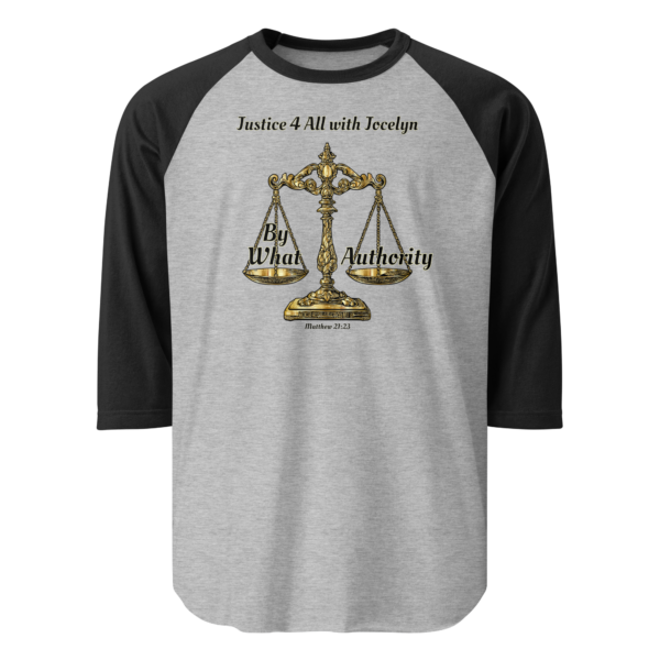 By What Authority – Tultex 245 | Unisex 3/4 Sleeve Raglan Shirt