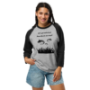 Let's Get Outta Here... - Tultex 245 | Unisex 3/4 sleeve raglan shirt - Image 6