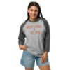 Get the Rope – Tultex 245 | Unisex 3/4 Sleeve Raglan Shirt - Image 3