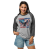 Freedom Warriors – Tultex 245 | Unisex 3/4 Sleeve Raglan Shirt - Image 5