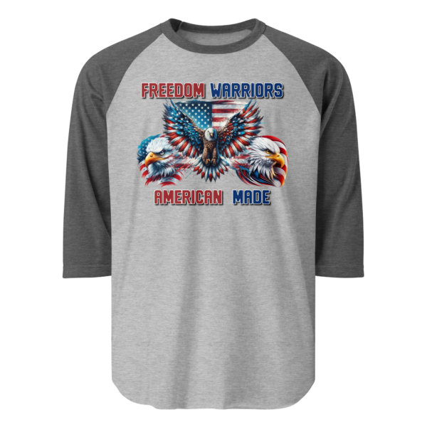 Freedom Warriors - Tultex 245 | Unisex 3/4 Sleeve Raglan Shirt
