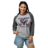Freedom Warriors - Tultex 245 | Unisex 3/4 Sleeve Raglan Shirt - Image 6