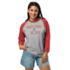 Get the Rope – Tultex 245 | Unisex 3/4 Sleeve Raglan Shirt - Image 2