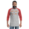 Get the Rope – Tultex 245 | Unisex 3/4 Sleeve Raglan Shirt - Image 4