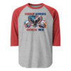 Freedom Warriors - Tultex 245 | Unisex 3/4 Sleeve Raglan Shirt - Image 9