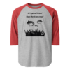 Let's Get Outta Here... - Tultex 245 | Unisex 3/4 sleeve raglan shirt - Image 8