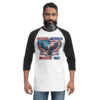 Freedom Warriors – Tultex 245 | Unisex 3/4 Sleeve Raglan Shirt - Image 6