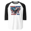 Freedom Warriors – Tultex 245 | Unisex 3/4 Sleeve Raglan Shirt - Image 13