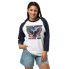 Freedom Warriors – Tultex 245 | Unisex 3/4 Sleeve Raglan Shirt - Image 7