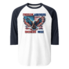 Freedom Warriors – Tultex 245 | Unisex 3/4 Sleeve Raglan Shirt - Image 14