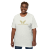 God Is My Mobster Gold - Bella + Canvas 3001 | Unisex Short Sleeve T-Shirt with Tear Away Label - Image 11