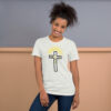 Faith Over Fear – Bella + Canvas 3001 | Unisex Short Sleeve T-Shirt with Tear Away Label - Image 5