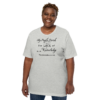 My People Perish... – Bella + Canvas 3001 | Unisex Short Sleeve T-Shirt with Tear Away Label - Image 3