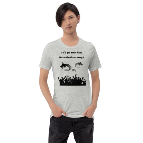 Let's Get Outta Here... – Bella + Canvas 3001 | Unisex Short Sleeve T-Shirt with Tear Away Label
