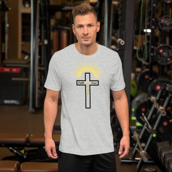 Faith Over Fear – Bella + Canvas 3001 | Unisex Short Sleeve T-Shirt with Tear Away Label