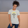 Faith Over Fear – Bella + Canvas 3001 | Unisex Short Sleeve T-Shirt with Tear Away Label - Image 3