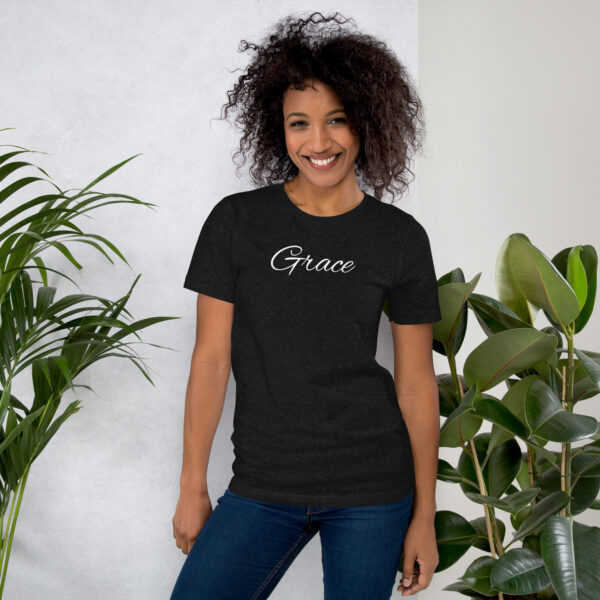 Grace - Bella + Canvas 3001 | Unisex Short Sleeve T-Shirt with Tear Away Label