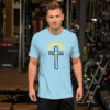 Faith Over Fear – Bella + Canvas 3001 | Unisex Short Sleeve T-Shirt with Tear Away Label - Image 8