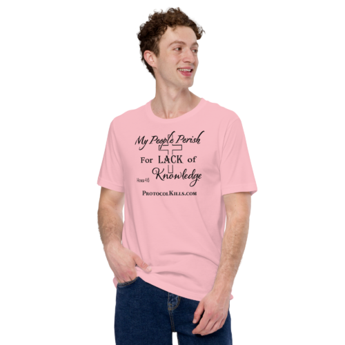 My People Perish... – Bella + Canvas 3001 | Unisex Short Sleeve T-Shirt with Tear Away Label