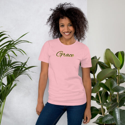 Grace - Bella + Canvas 3001 | Unisex Short Sleeve T-Shirt with Tear Away Label
