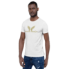 God Is My Mobster Gold - Bella + Canvas 3001 | Unisex Short Sleeve T-Shirt with Tear Away Label - Image 7