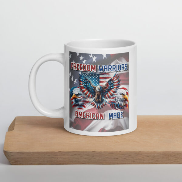Freedom Warriors - Ceramic White Glossy Coffee Mug