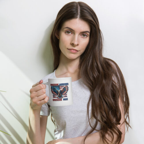 Freedom Warriors – Ceramic White Glossy Coffee Mug