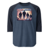 Freedom Warriors Soldiers – Tultex 245 | Unisex 3/4 Sleeve Raglan Shirt - Image 4