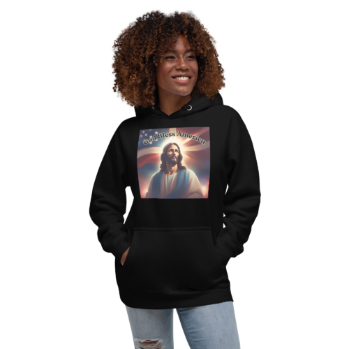 Patriotic God Bless America - Cotton Heritage M2580 | Unisex Hoodie