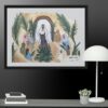 Jesus with Palms Framed Canvas Print - Image 2