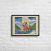 Jesus' Baptism Framed Canvas Print - Image 2