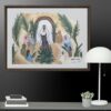 Jesus with Palms Framed Canvas Print - Image 3