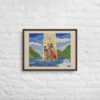 Jesus' Baptism Framed Canvas Print - Image 6