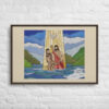Jesus' Baptism Framed Canvas Print - Image 8