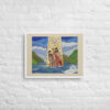Jesus' Baptism Framed Canvas Print - Image 10