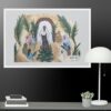 Jesus with Palms Framed Canvas Print - Image 12