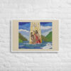 Jesus' Baptism Framed Canvas Print - Image 11
