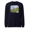 Jesus with Flowers - Bella + Canvas 3501 | Unisex Long Sleeve Tee Shirt - Image 8