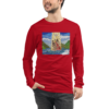 Jesus' Baptism - Bella + Canvas 3501 | Unisex Long Sleeve Tee Shirt - Image 3