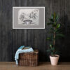 Wash Feet Framed Canvas Print - Image 12